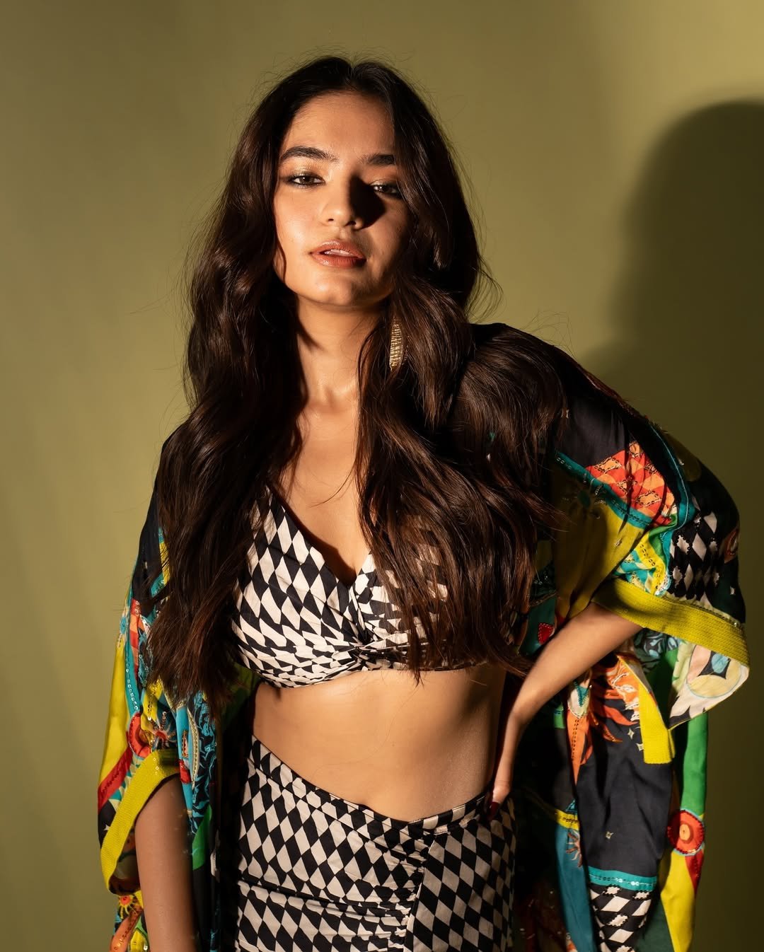 Anushka Sen Bold Geometric Co-Ord Set Fashion Shoot (10)