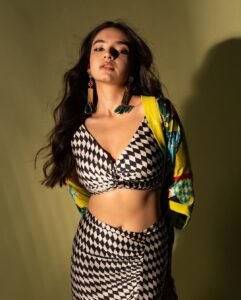Anushka Sen Bold Geometric Co-Ord Set Fashion Shoot (15)
