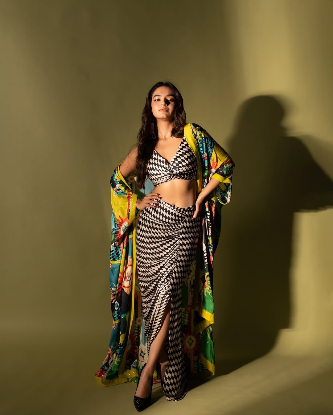 Anushka Sen Bold Geometric Co-Ord Set Fashion Shoot (19)