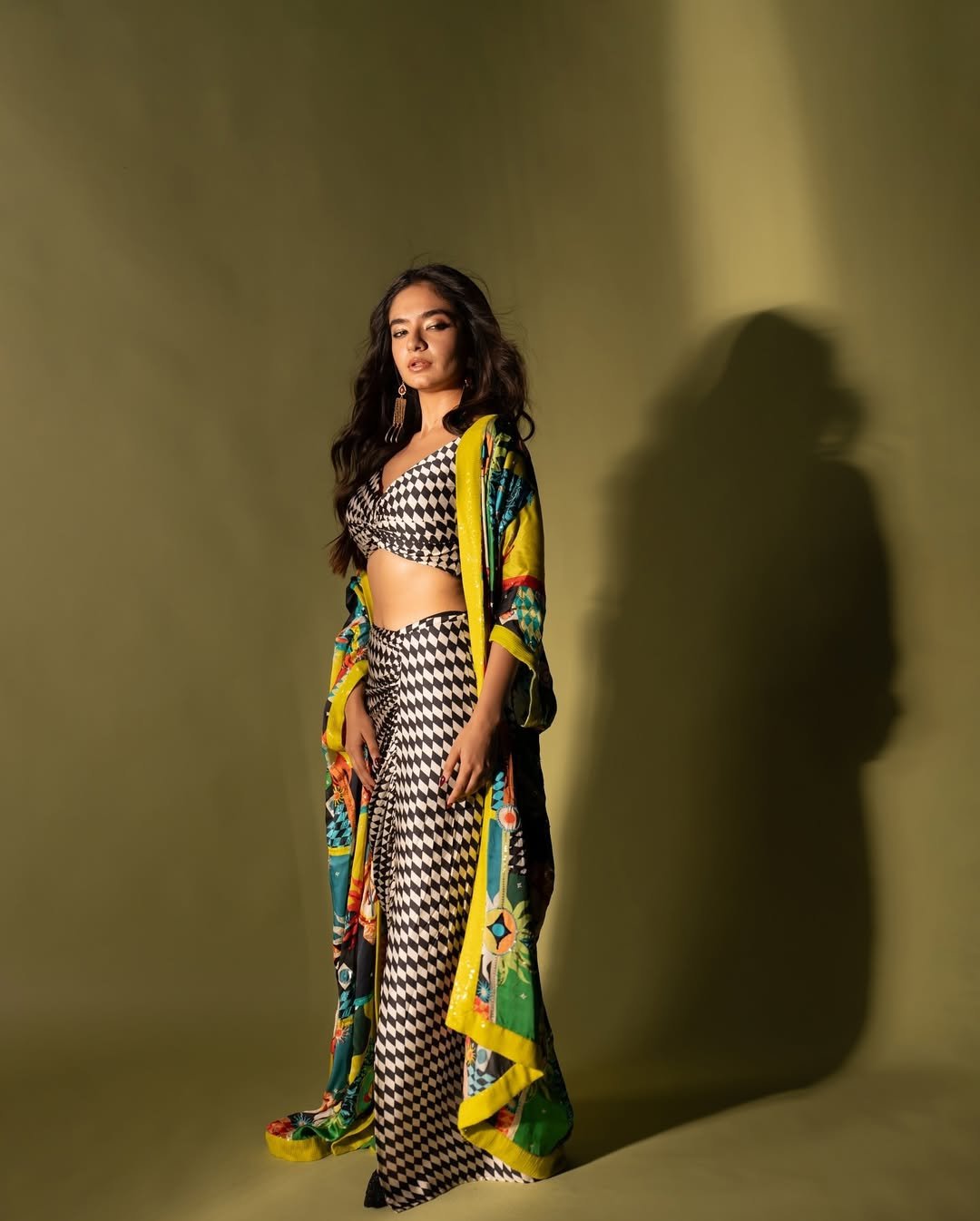 Anushka Sen Bold Geometric Co-Ord Set Fashion Shoot (2)