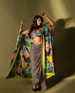 Anushka Sen Bold Geometric Co-Ord Set Fashion Shoot (22)