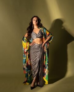 Anushka Sen Bold Geometric Co-Ord Set Fashion Shoot (25)