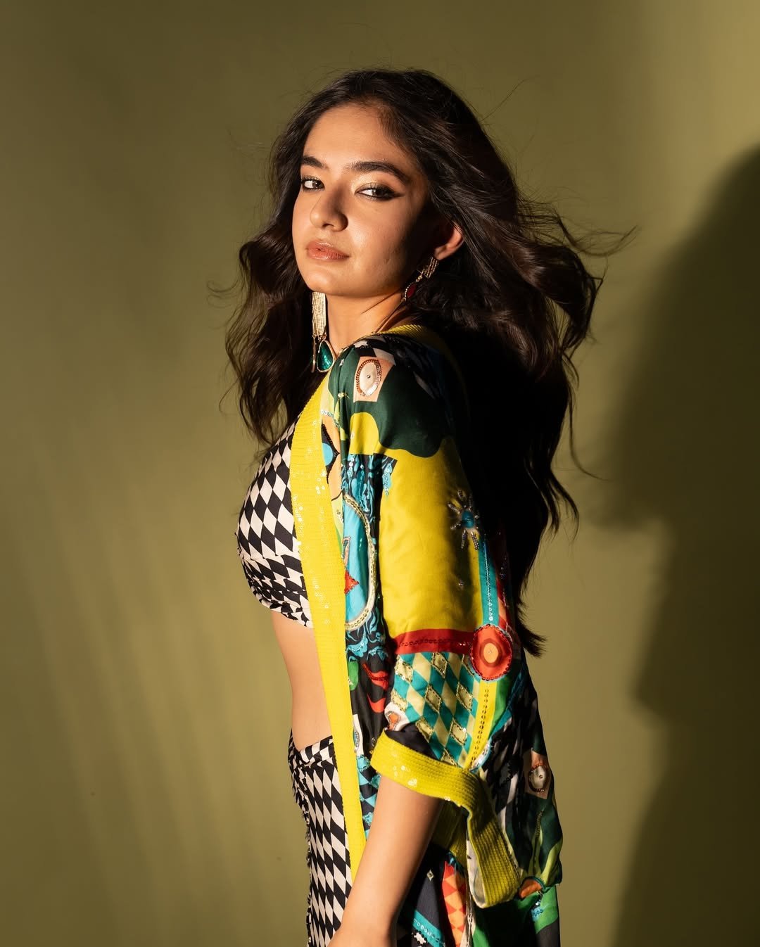 Anushka Sen Bold Geometric Co-Ord Set Fashion Shoot (27)