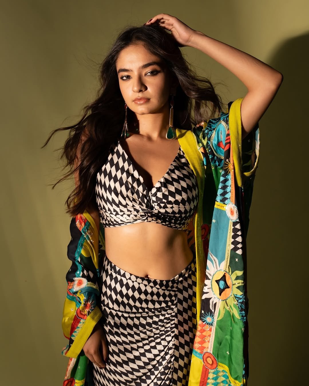 Anushka Sen Bold Geometric Co-Ord Set Fashion Shoot (4)