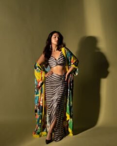 Anushka Sen Bold Geometric Co-Ord Set Fashion Shoot (5)