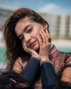 Anushka Sen Cannes Indian Fusion Lehenga – Sheer, Embroidered Drama (18)