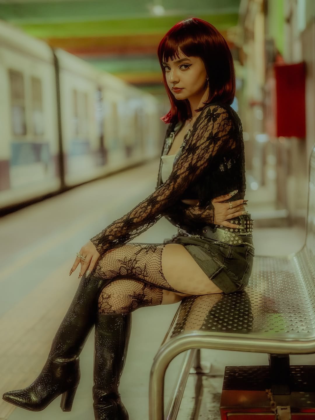 Anushka Sen Edgy Metro Fashion – Punk Grunge Vibes (11)