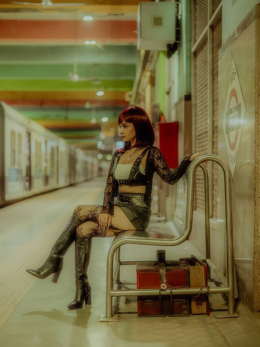 Anushka Sen Edgy Metro Fashion – Punk Grunge Vibes (12)