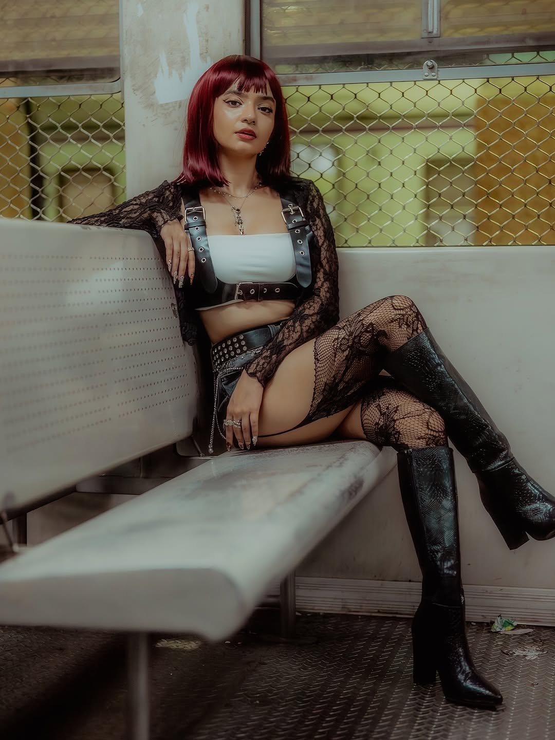 Anushka Sen Edgy Metro Fashion – Punk Grunge Vibes (15)