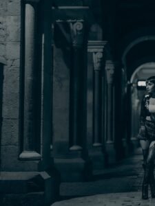 Anushka Sen punk style contemporary fashion photo