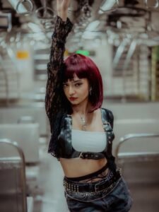 Anushka Sen edgy grunge fashion urban photoshoot