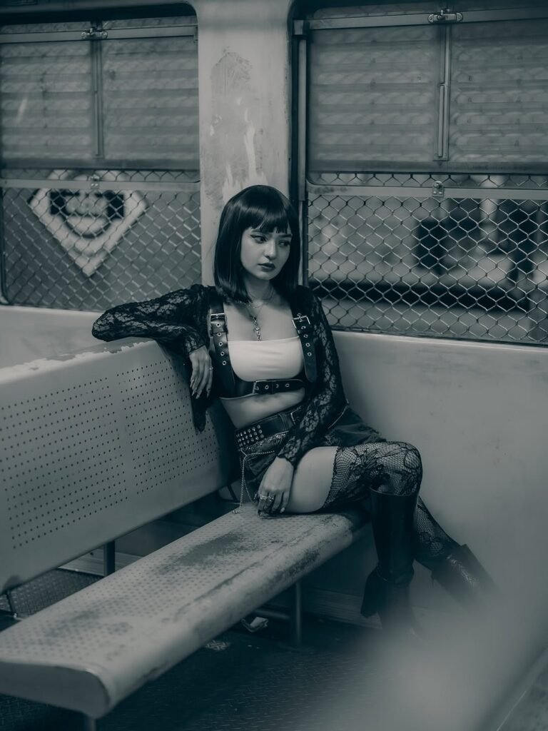 Anushka Sen edgy grunge fashion urban photoshoot