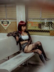 Anushka Sen edgy grunge fashion urban photoshoot