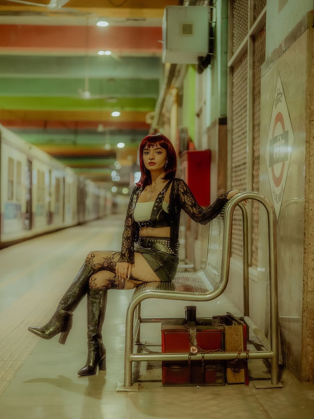 Anushka Sen Edgy Metro Fashion – Punk Grunge Vibes (8)