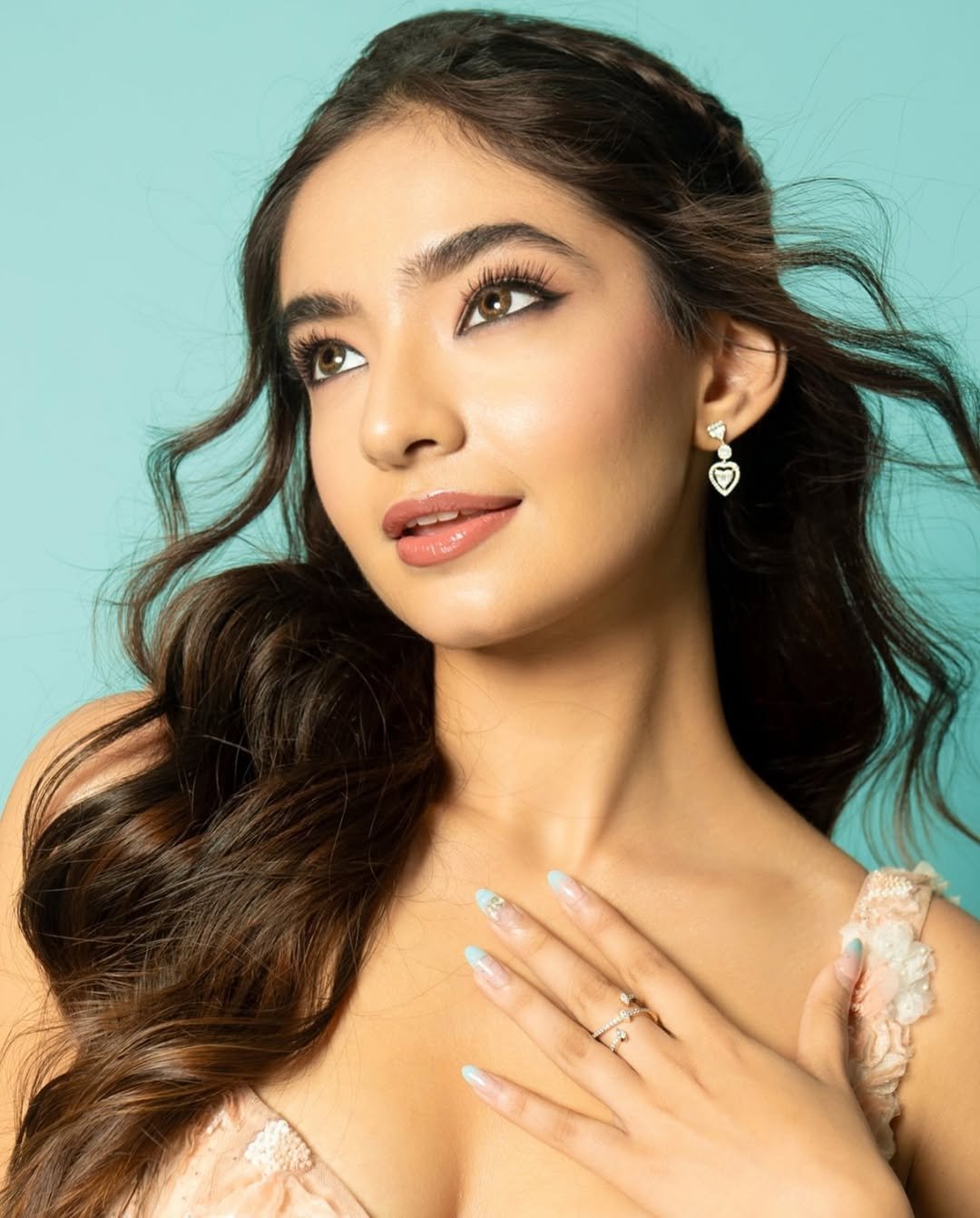 Anushka Sen Luxury Embroidered Gown Glam Studio Shoot (17)