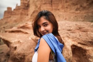 Anushka Sen fitness activewear outdoor sports wear