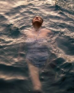 Anushka Sen Striped Halter Swimsuit Nature Glow Shoot (4)