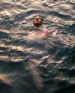 Anushka Sen Striped Halter Swimsuit Nature Glow Shoot (6)