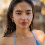 Anushka Sen Vibrant Blue Swimsuit Outdoor Shoot (16)