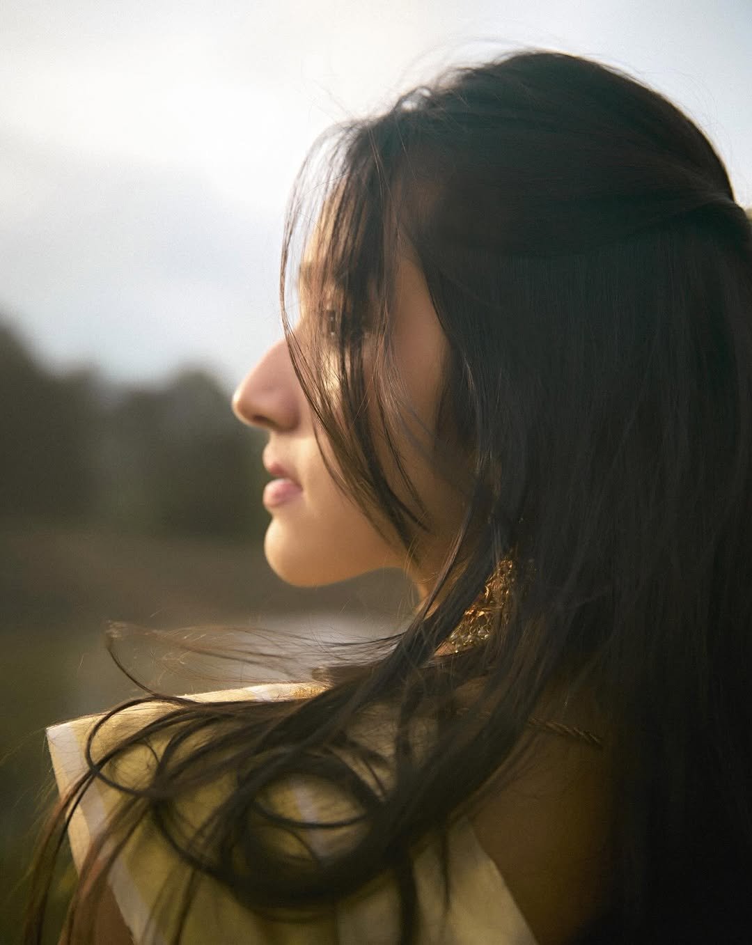 Nuveksha Charms in Traditional Off White Kerala Saree Photos (5)