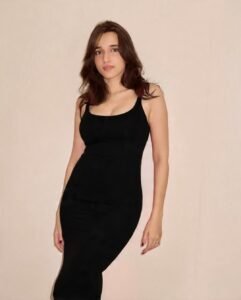 Nuveksha Glam Party Look in Sleek Black Dress (9)