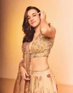 Nuveksha Radiates in Floral Embroidered Lehenga Photos (8)