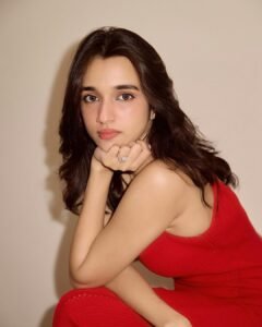 Nuveksha Sizzles in Red Bodycon Dress Photos (17)