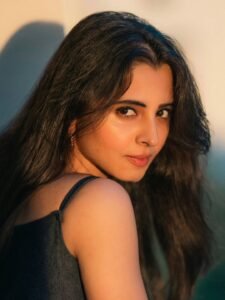 Preethi Asrani Stylish in Dark Green Dress (8)