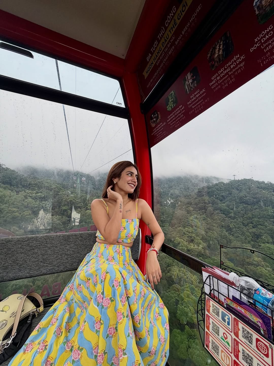 Priya Varrier Cute in Colorful Crop Top and Skirt (10)