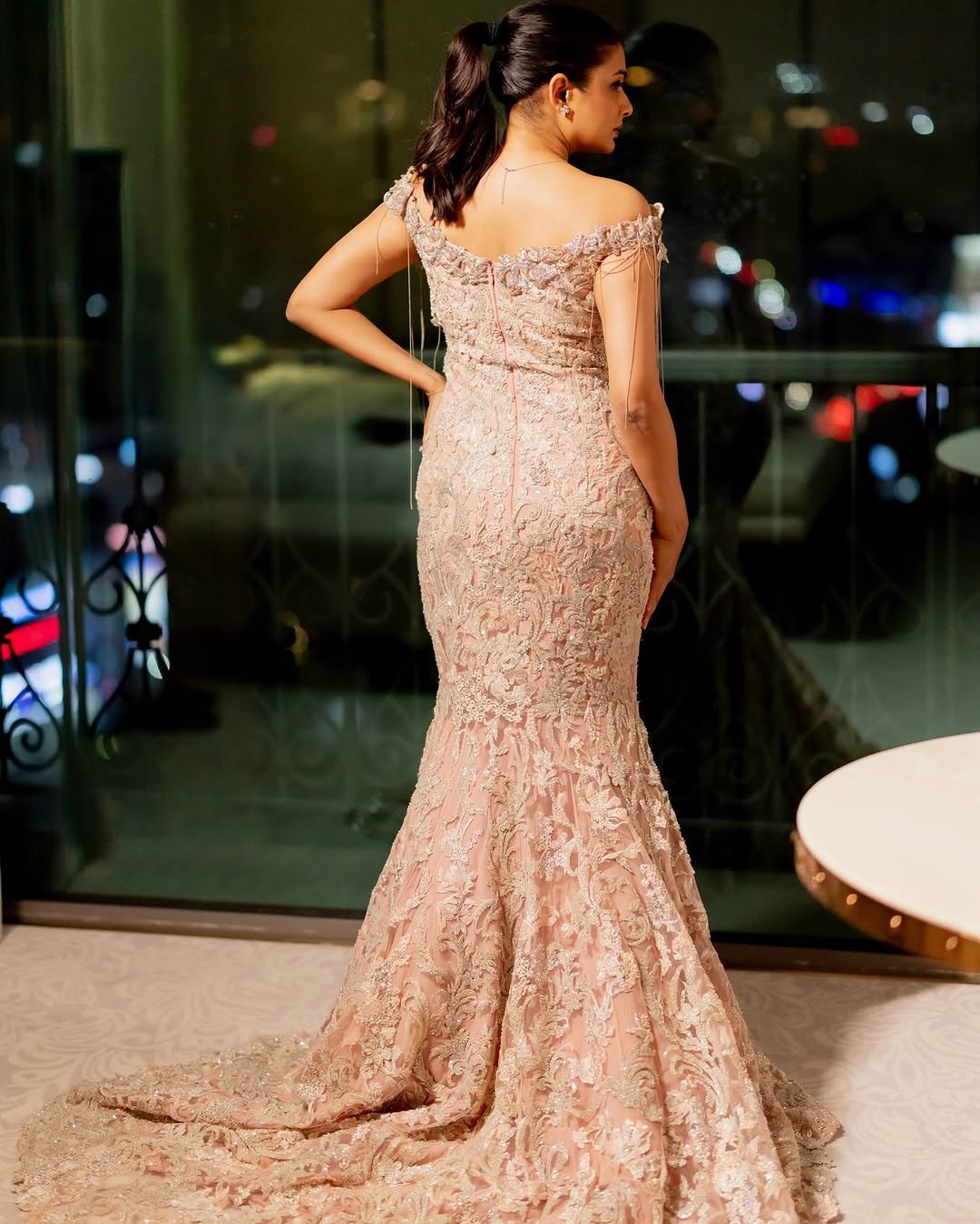 Priyamani Radiant in Off-Shoulder Gown (4)