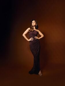 Raashi Khanna Elegant in Brown Gown (6)