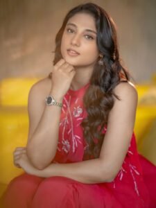 Ritika Nayak Glows in Pink Embroidered Sleeveless Dress Photos (8)