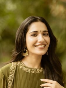 Ruhani Sharma Classy in Olive Green Outfit (4)