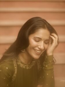 Ruhani Sharma Classy in Olive Green Outfit (9)