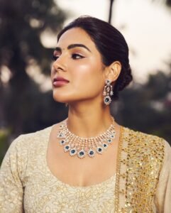 Samyuktha Regal Gold Gown Evening Indoor Shoot (4)