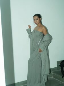 Sayani Gupta Stylish in Grey Corset Pantsuit (11)