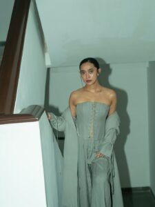 Sayani Gupta Stylish in Grey Corset Pantsuit (12)