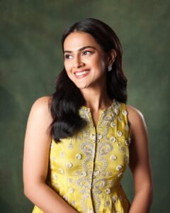 Shraddha Srinath Radiant in Yellow Embroidered Dress (7)