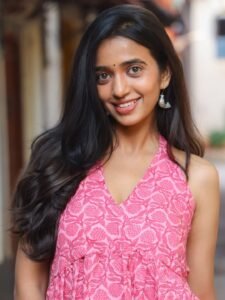 Trupthi Ravindra Cute in Pink Printed Dress (6)