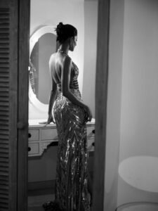 Ananya Panday reflective gold gown HD photos – ActorFacts exclusive