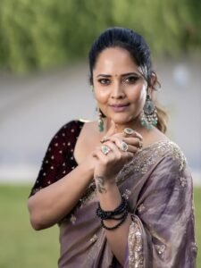 Anasuya Bharadwaj timeless traditional look 2025 – ActorFacts exclusive