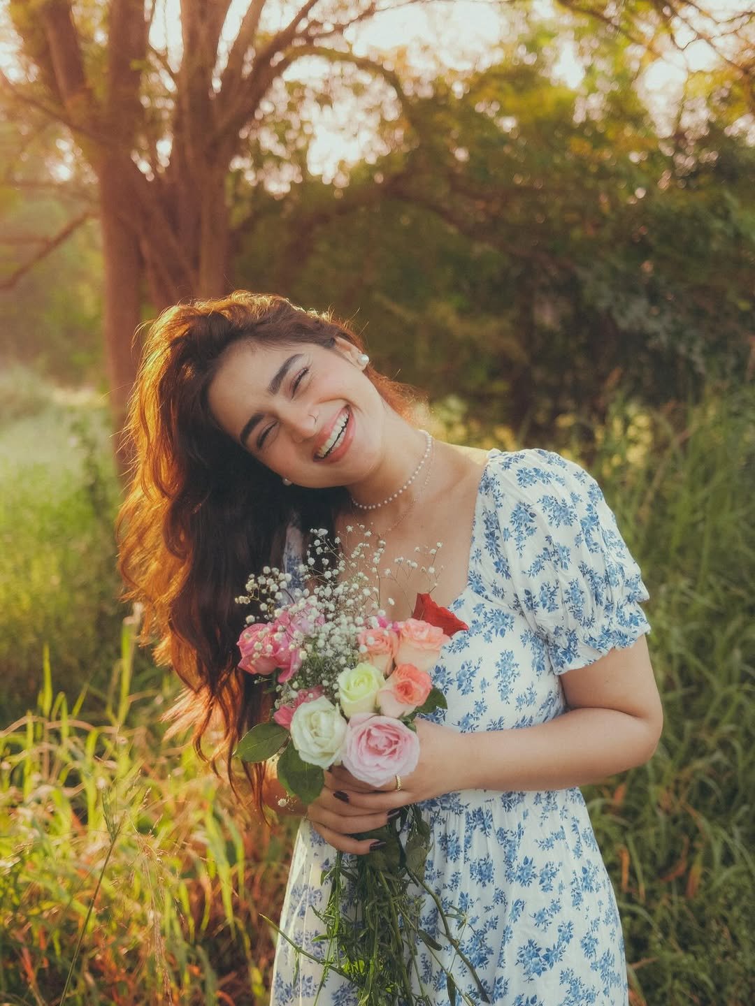 Ayesha Khan Outdoor Photoshoot – Serene Nature Look in HD (7)