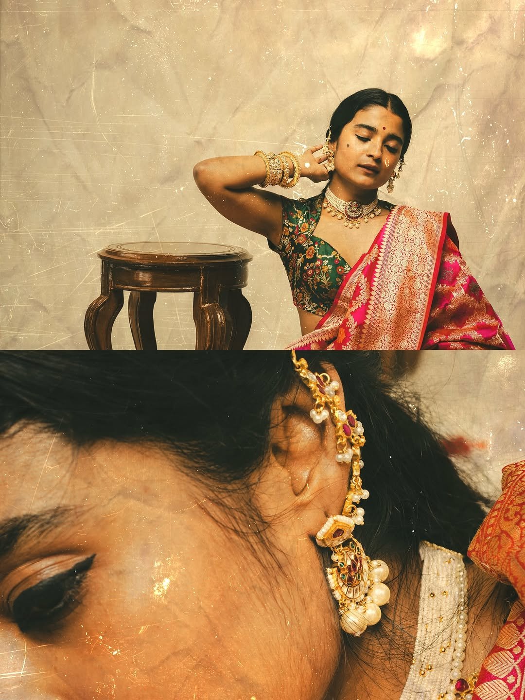 Chaithra J Achar Royal Traditional Saree Photoshoot (5)