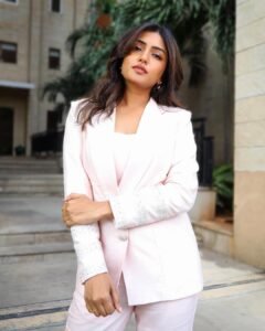 Eesha Rebba Latest HD Images – Elegant White Blazer Photoshoot Still (8)