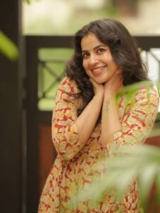 Komalee Prasad in beige linen shirt-dress during street