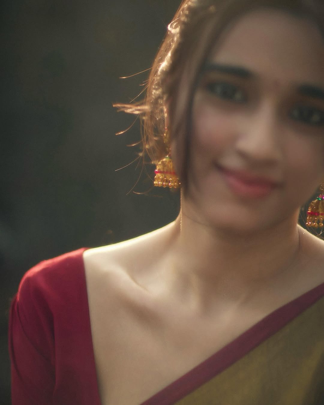 Nuveksha Soft Focus Saree Look – Traditional Ethnic Beauty (1)