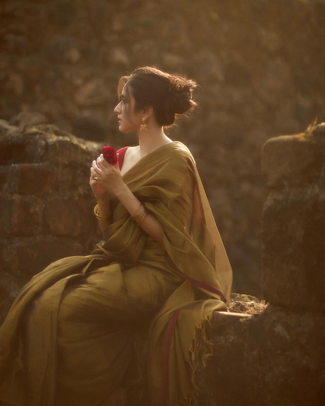 Nuveksha Soft Focus Saree Look – Traditional Ethnic Beauty (11)