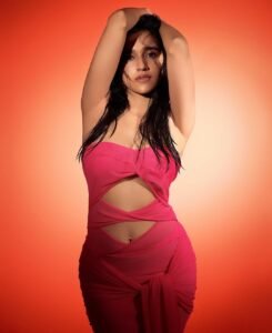 Nuveksha bold pink dress HD photos – ActorFacts exclusive