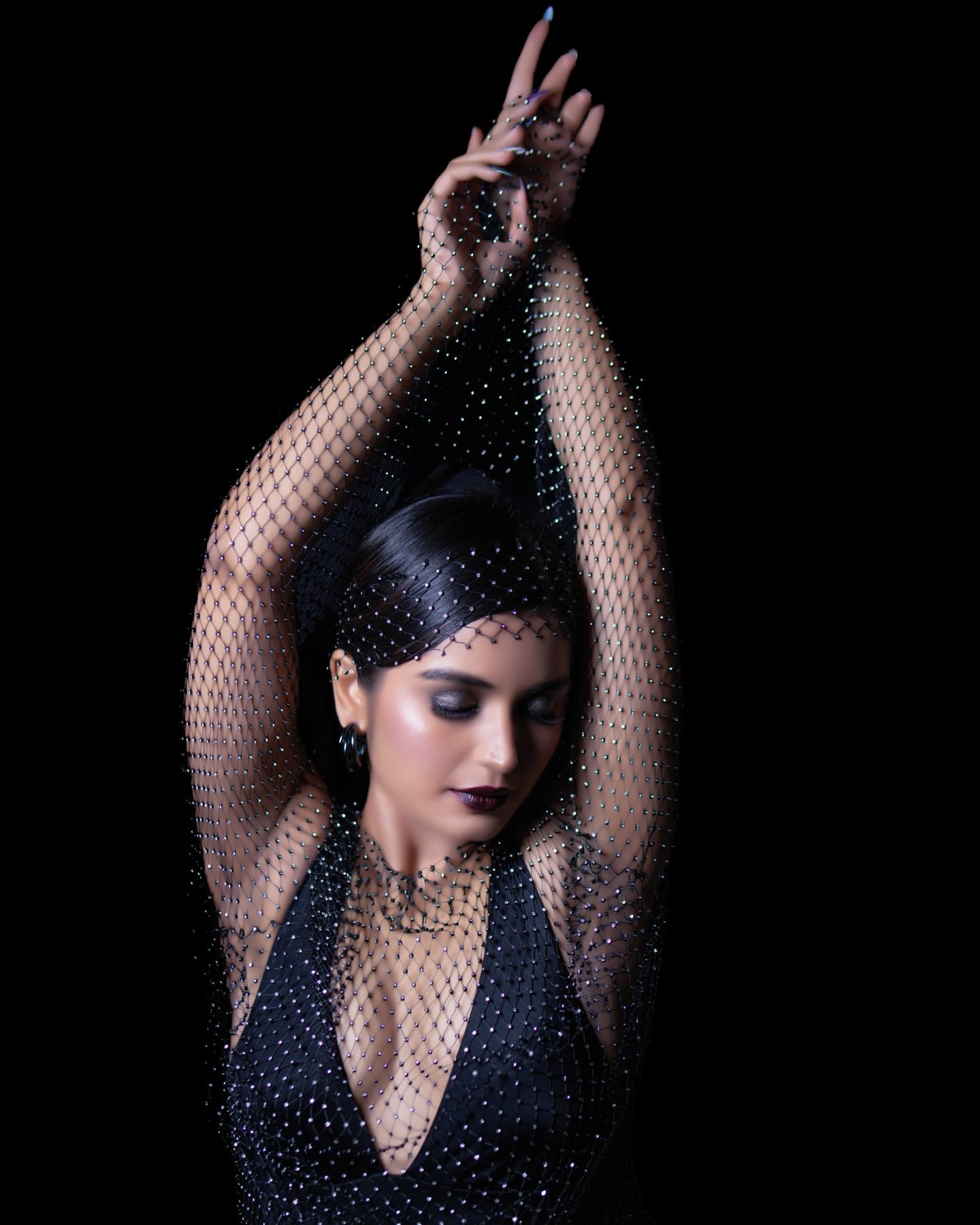 Priyanka Jain Bold Black Outfit Photoshoot (9)