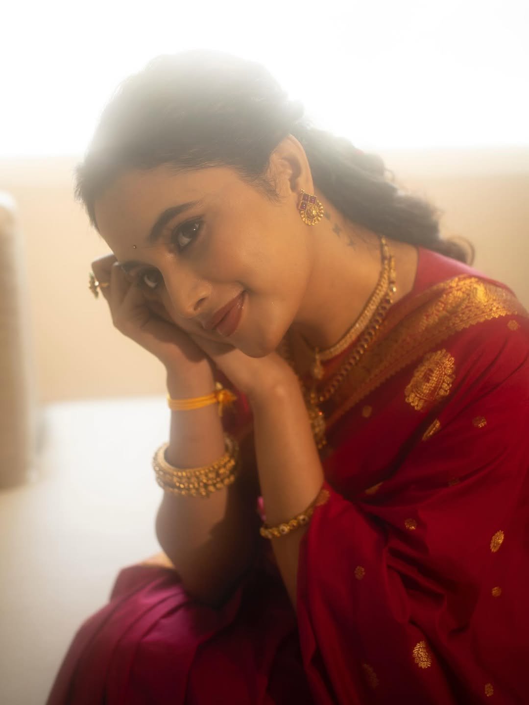 Priyanka Mohan Classy Ethnic Look (2)